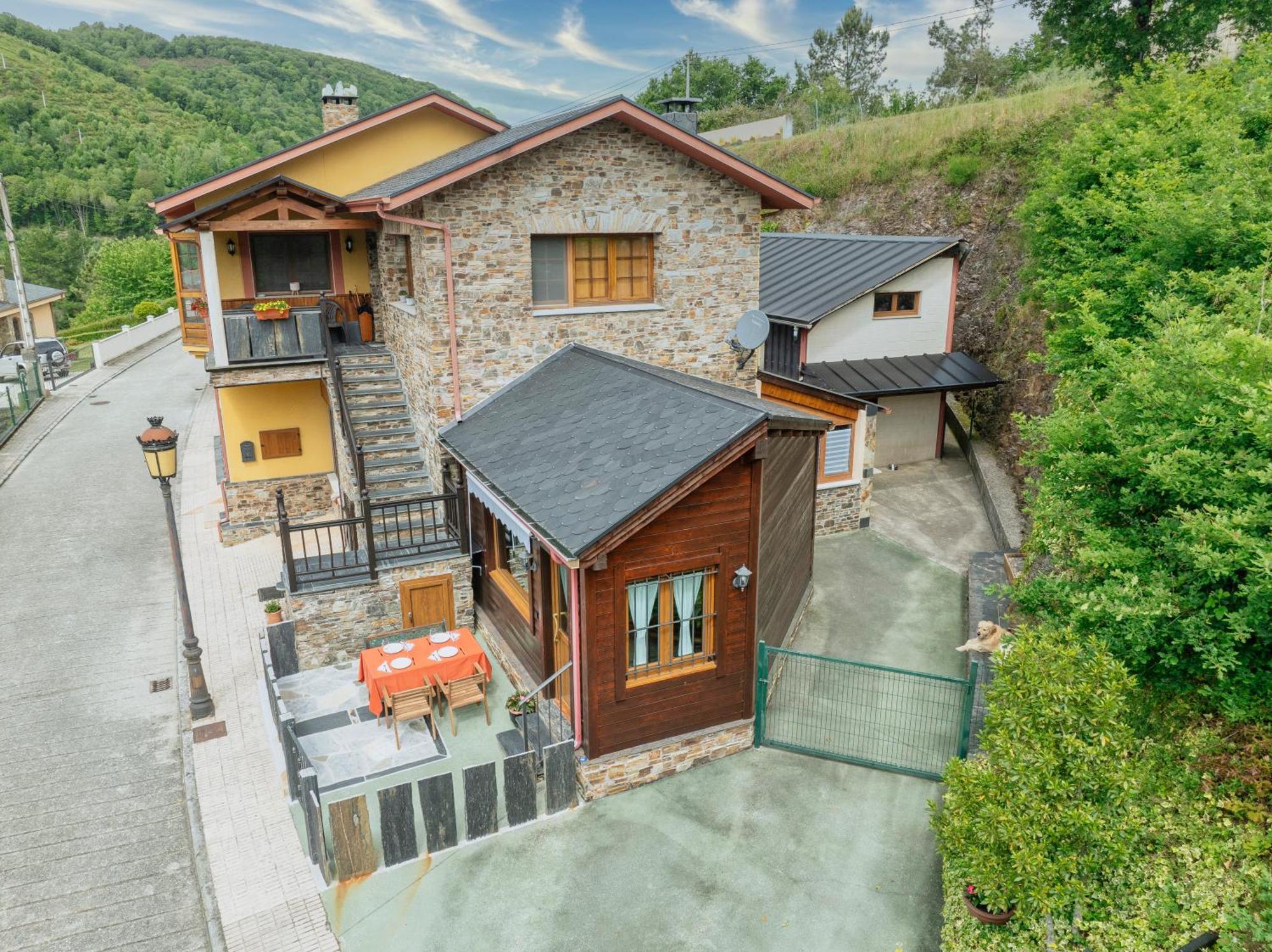 Apartamentos Rurales Tin Turismo Santa Eulalia de Oscos Dış mekan fotoğraf